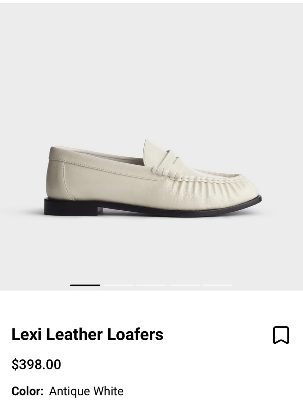 rag & bone Women’s Brown Suede Lexi Loafers - Picture 5 of 5